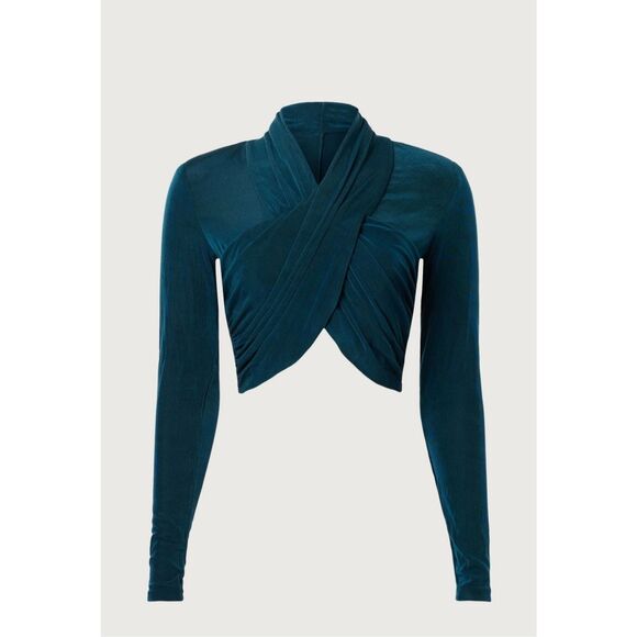 Bardot Wren Wrap Top 🩶 - Picture 3 of 13